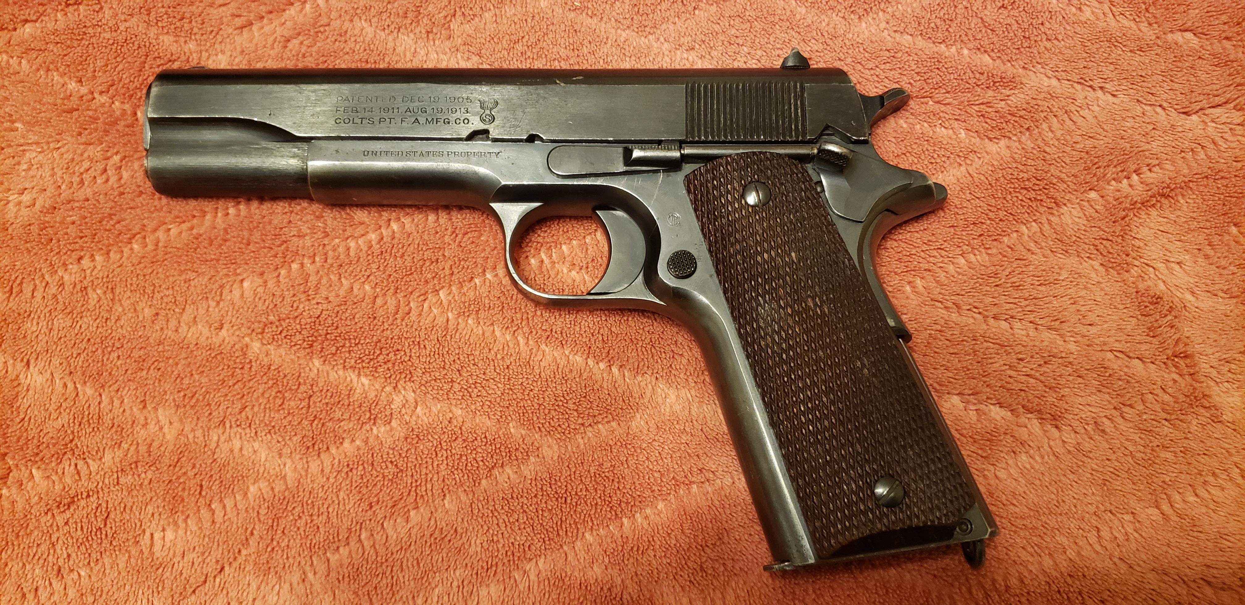 serial number location colt 1911 a1